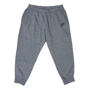 Nike Sportswear Revival Cuff Joggers Gray Nike Grind Logo Men’s 2XL CU4379-905